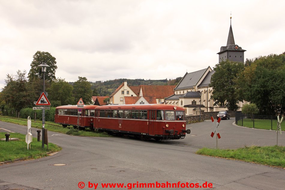 Schienenbus in Steinwiesen