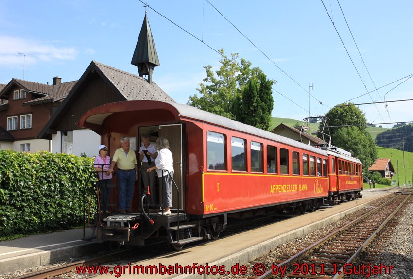 Bahnromantik in Gonten