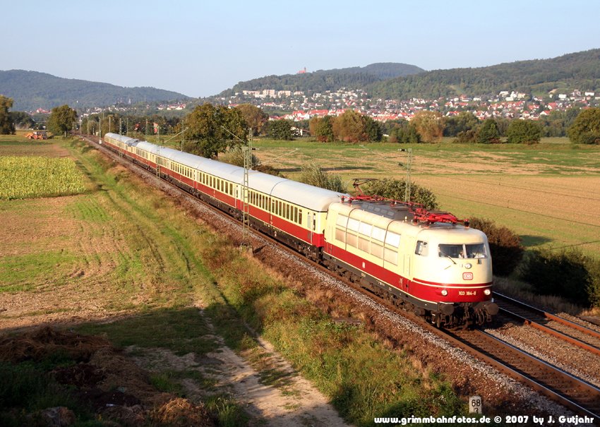 103 184 Main Neckar Bahn Großsachsen-Heddesheim